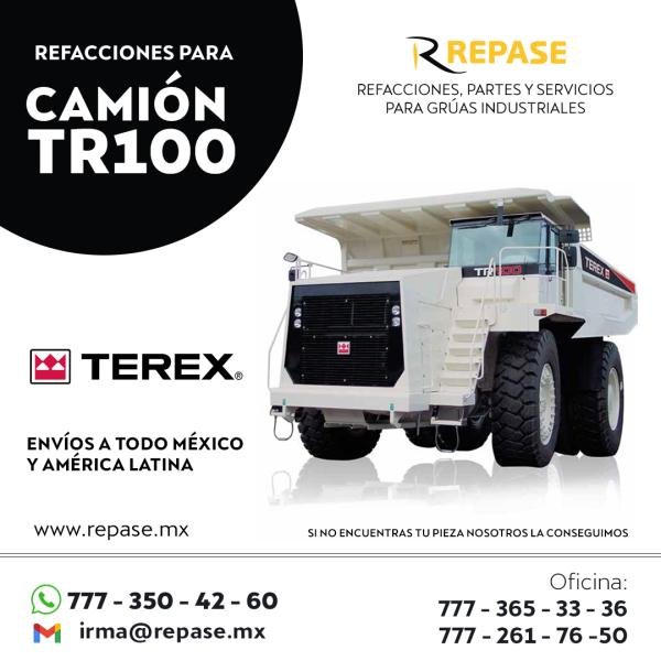 Refacciones para Camión Terex TR 100 en Ciudad de México México