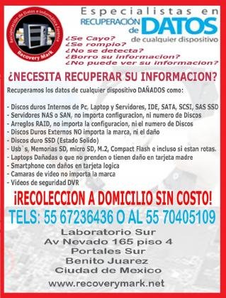 Se Recuperan Información De Discos Duros Dañados.