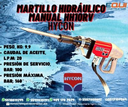 Martillo hidraulico manual hhtorv, en Ecatepec de Morelos