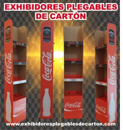 EXHIBIDORES PLEGABLES DE CARTON PARA PUNTOS DE VENTA