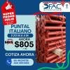 Promoción en puntal metálico italiano