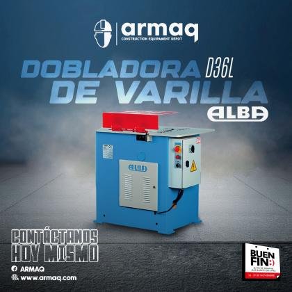 DOBLADORA DE VARILLA ALB D36L